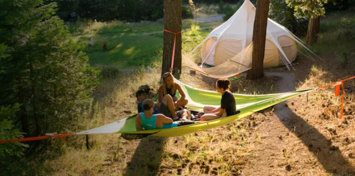 Multi-Person Hammock- Patented 3 Point Design