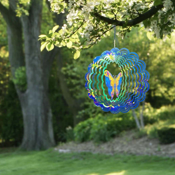 3D Magical Wind Kinetic Hanging Metal Wind Spinner