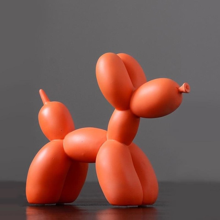 Balloon Dog Sculpture in Pastel