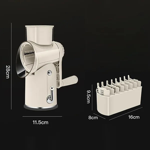 2024 Kitchen Mandoline Vegetable Grater With 5 Interchangeable Blades