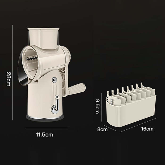 2024 Kitchen Mandoline Vegetable Grater With 5 Interchangeable Blades