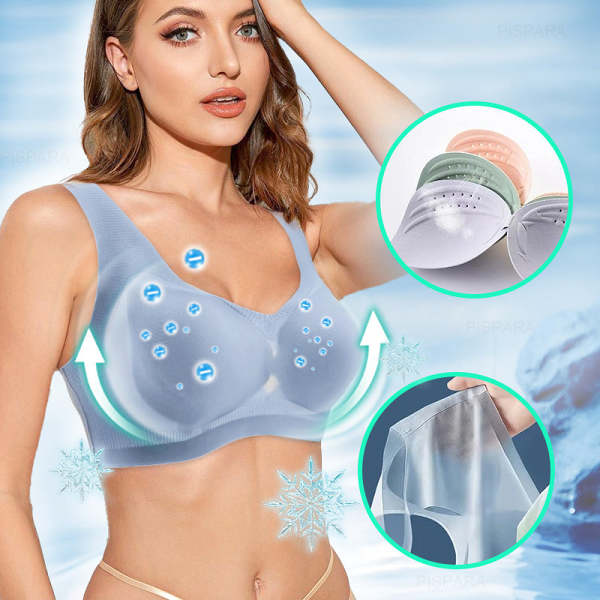Ice Silk Ion Lymphvity Detoxification and Shaping & Powerful Lifting Bra