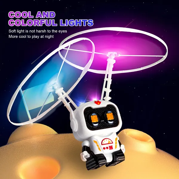 Space Flying Astronaut Robot Toy with LED Light