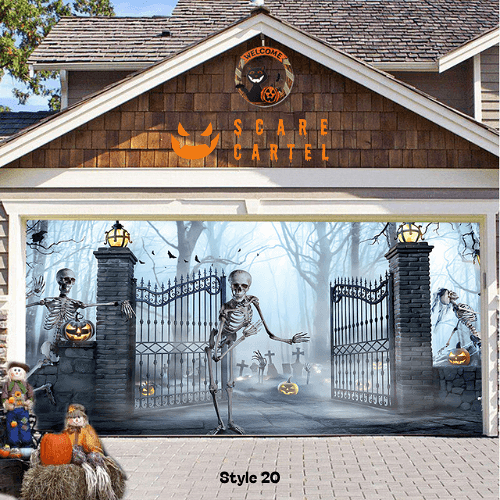 2024 Garage Door Halloween Cover