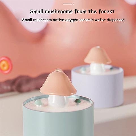 Mushroom Ceramic Pet Water Fountain