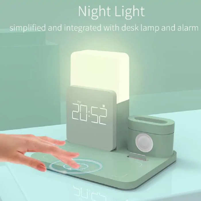 Wireless Charging Clock by Veasoon