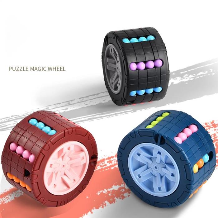 3D Cylinder Gyro Rotate And Slide Puzzle Toy