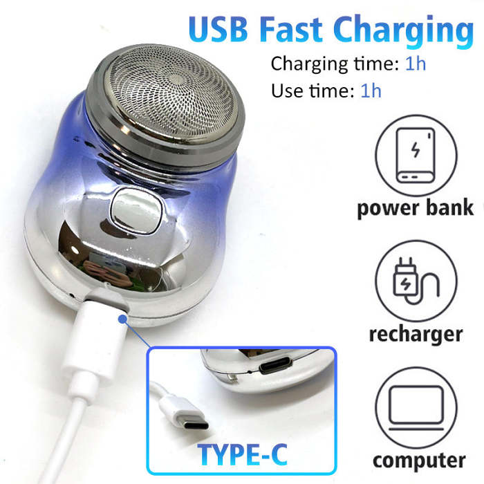 Mini USB Rechargeable Shaver For Men