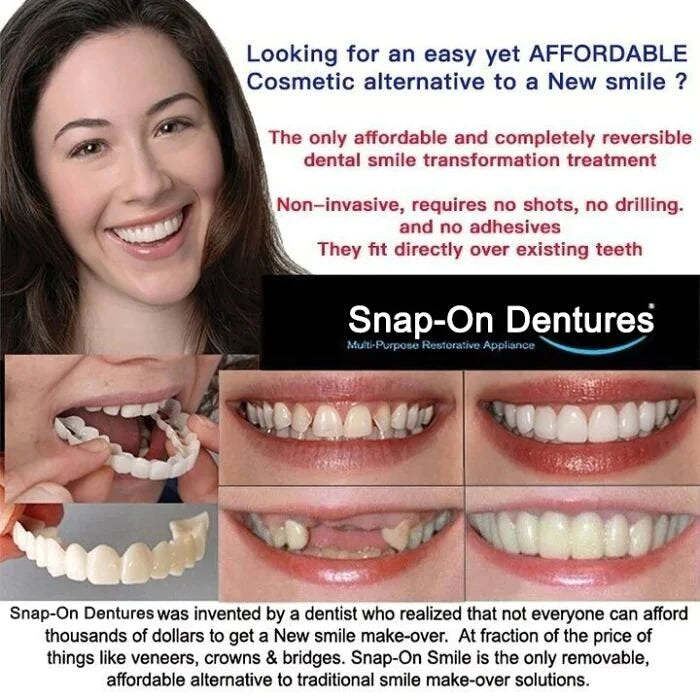 LatestAdjustable Snap-On Dentures