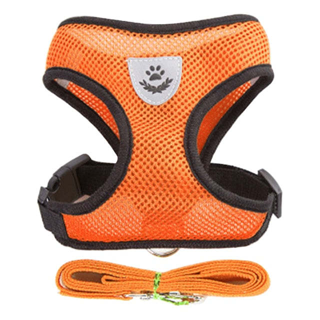 Cat Dog Harness Adjustable Vest Walking