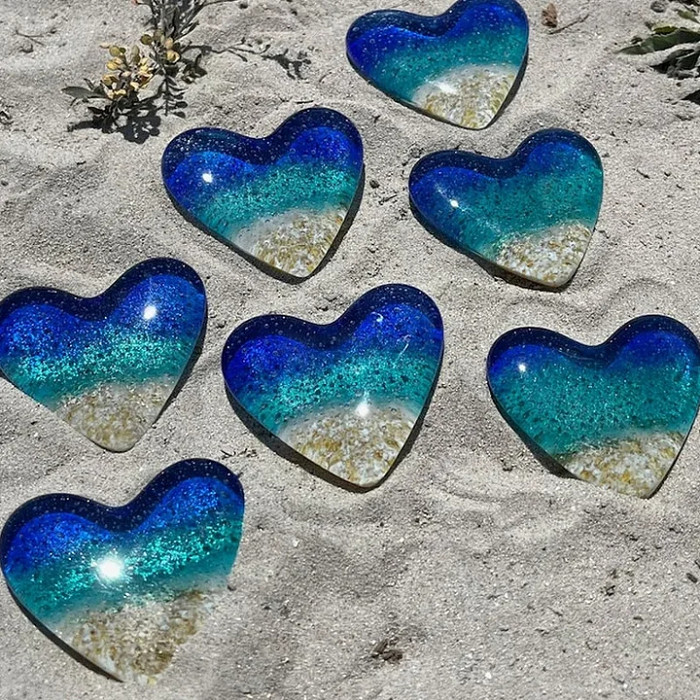Glass Beach Pocket Heart