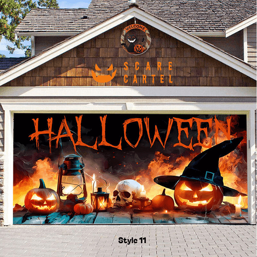 2024 Garage Door Halloween Cover