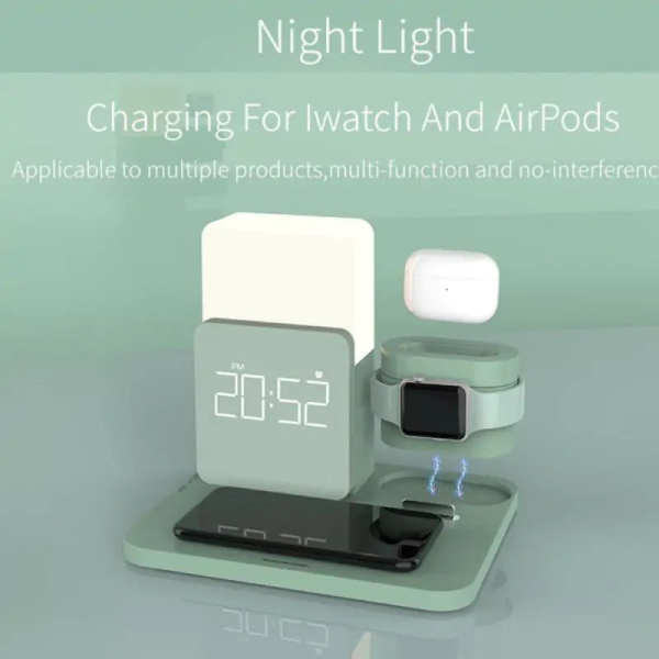 Wireless Charging Clock by Veasoon