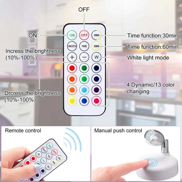 Wireless LED Spot by Veasoon