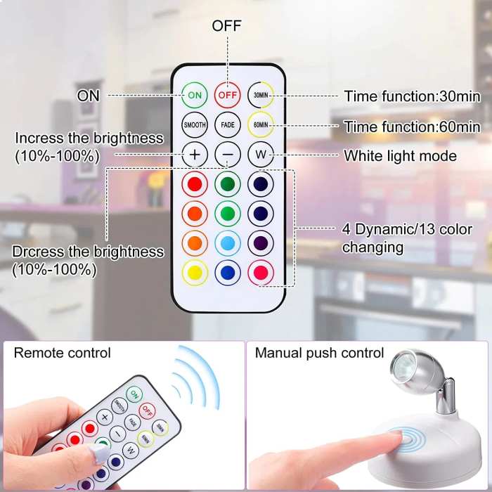 Wireless LED Spot by Veasoon