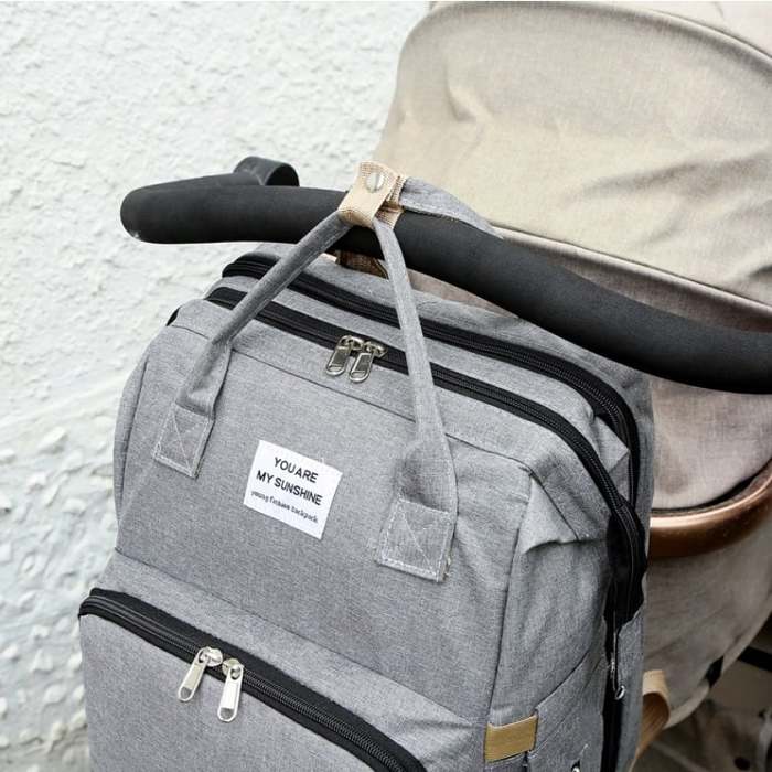 Expandable Baby Diaper Bag Backpack with Changing Station