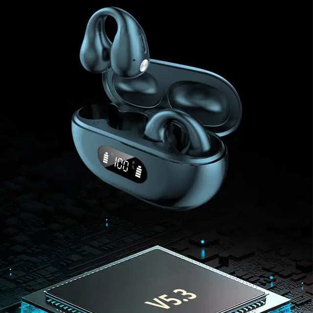 AudiClip - Wireless Ear Clip Bone Conduction Headphones by Veasoon