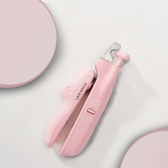 Pet nail clippers with LED light.
