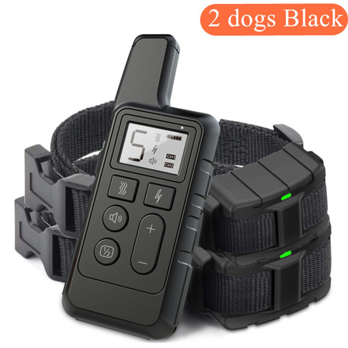 Dog Training Collar | 2 Receiver IPX7 Waterproof Shock Collars for Dog | 1640ft Range
