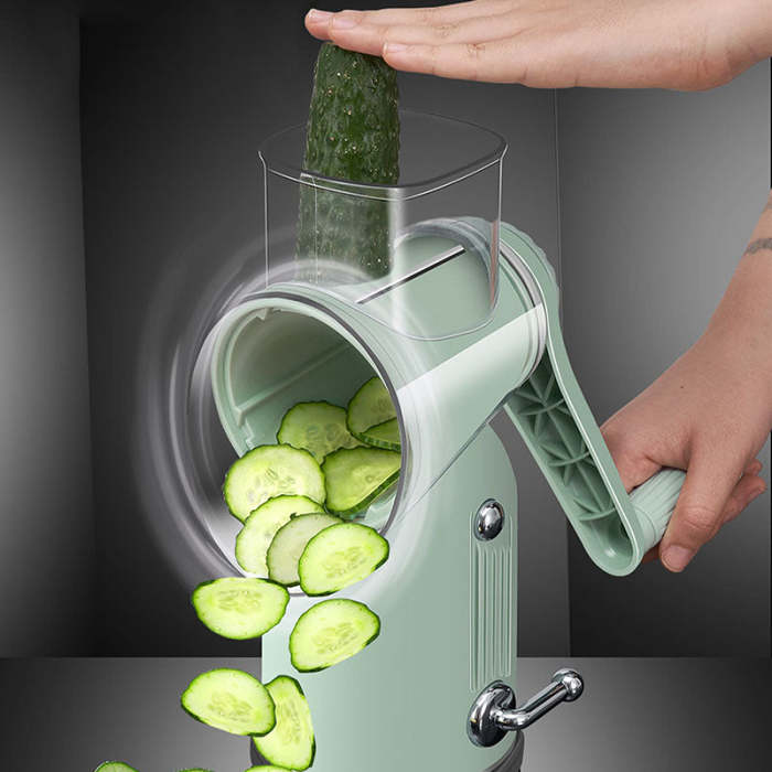 2024 Kitchen Mandoline Vegetable Grater With 5 Interchangeable Blades