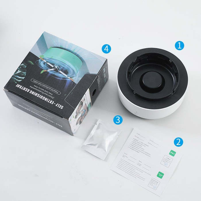 Anion Purification Ashtray: Portable Smoke Removal