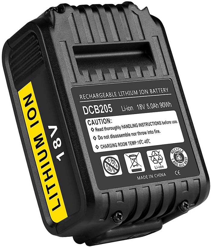 18V 6000mAh Li-ion Replacement Battery for Dewalt DCB181 DCB182 DCD780