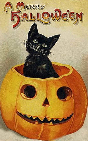 Vintage Halloween Postcard ( 24 pcs )