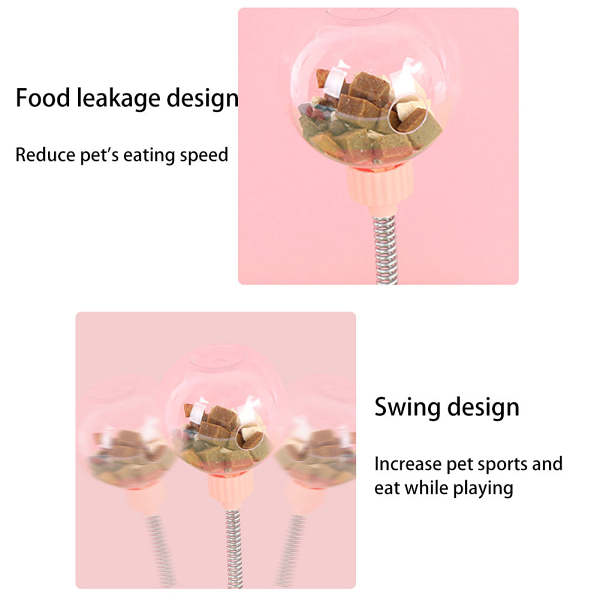 Self-Playing Tumbler Cat Toy and Food Dispenser