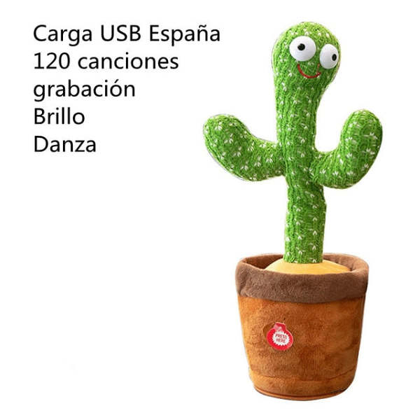 Lovely Talking Toy Dancing Cactus Doll