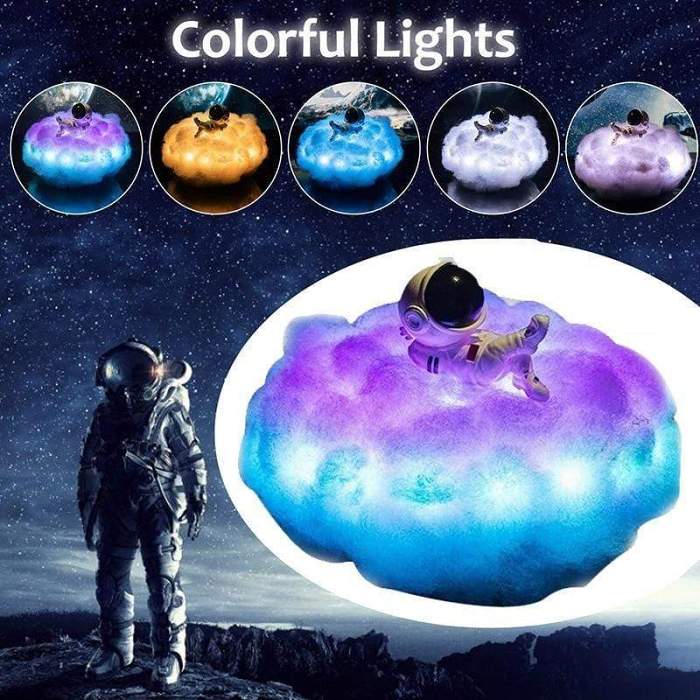 Space Astronaut LED Night Lamp