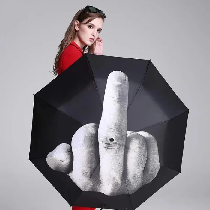 Funny Middle Finger Umbrella