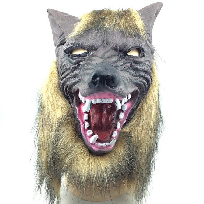 Halloween Mask Latex Wolf Head Cap Halloween Festival Party Fancy Masquerade Masks 2024