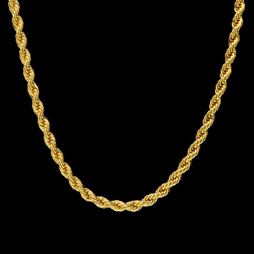 Solid Gold Rope Chain