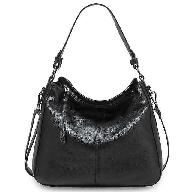 Leather Crossbody Hobo Handbag For Women