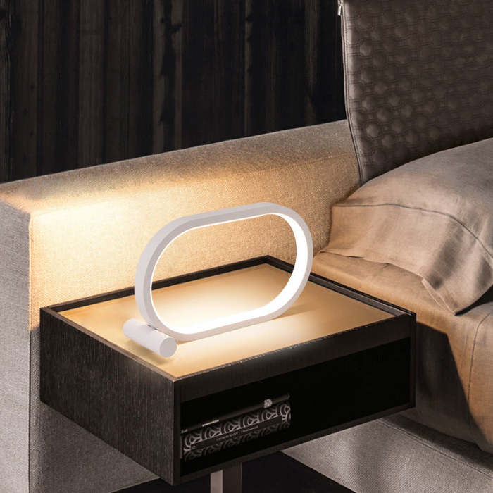 USB Oval Acrylic Touch Lamp