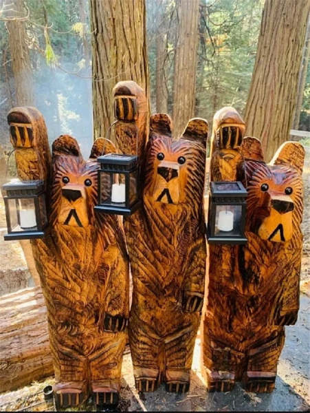 Carved Bear Chainsaw Carving (LIMITED EDITION)