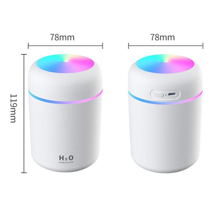 Portable Air Humidifier Aroma Essential Oil Diffuser for Car Home by Veasoon