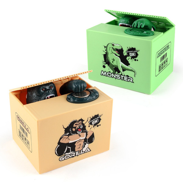 Automatic Scary Monster Hand Coin Box