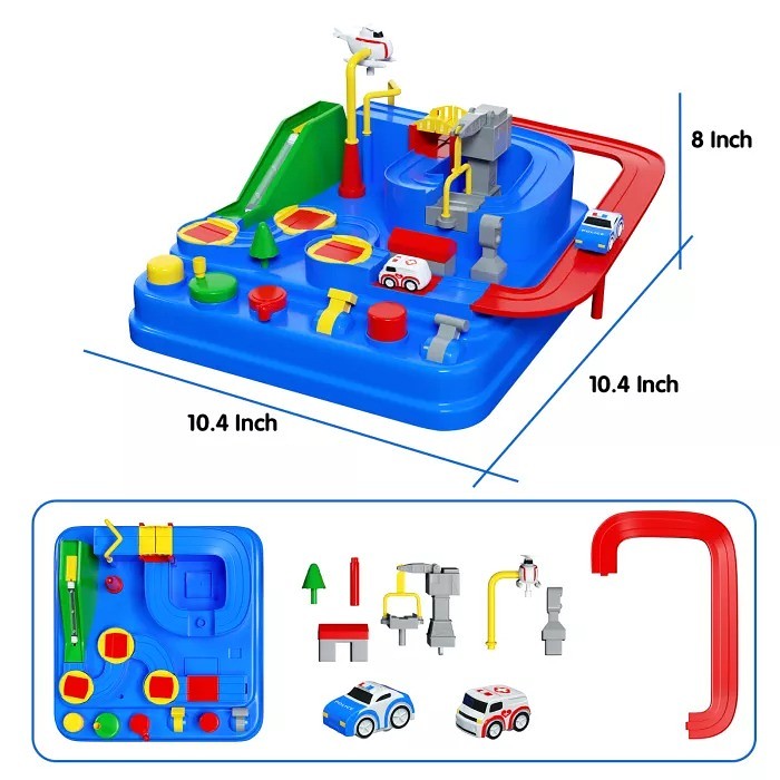 Kids Car Adventure Toys with Race Tracks