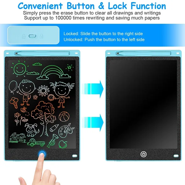 LCD Writing Tablet Electronic Colorful Graphic Doodle Board