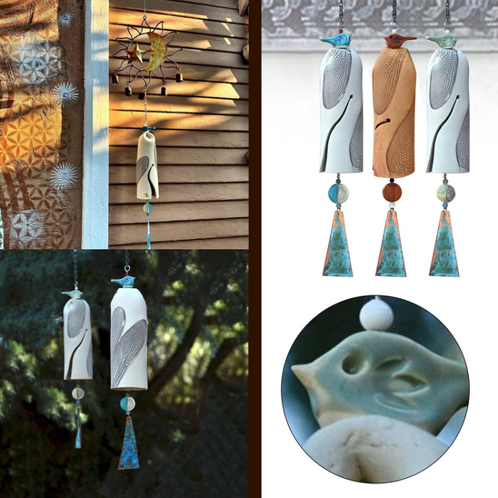 Beautiful Bird Rustic Dragonfly Wind Chimes