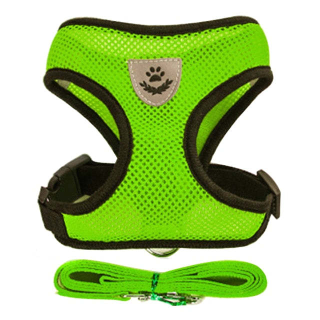 Cat Dog Harness Adjustable Vest Walking