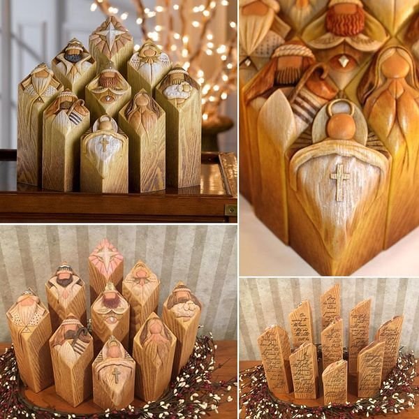 Pillars of Heaven Nativity Set