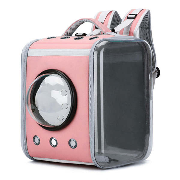 Large Pet Backpack Portable Space Capsule Breathable Window Cat Carrier