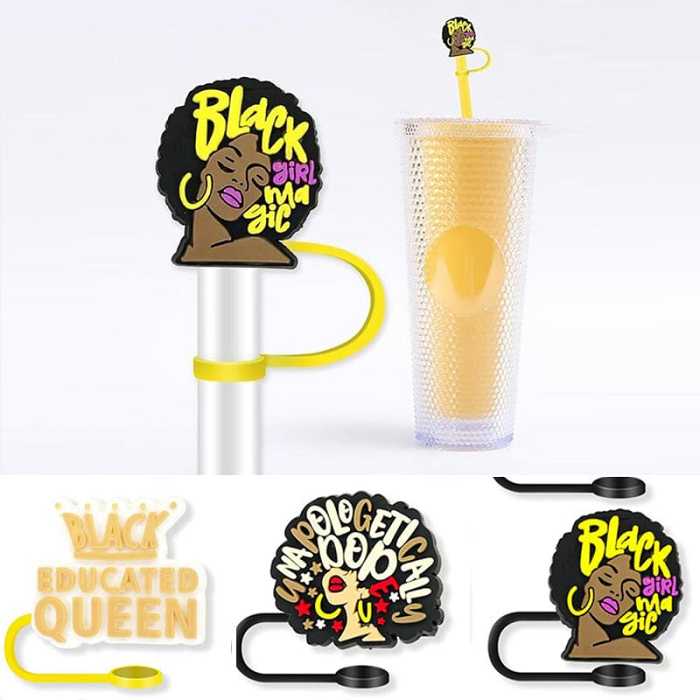 Silicone Straw Cap (8pcs)