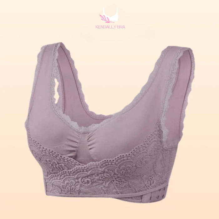 2023 Comfy Corset Adjustable Bra Front Cross Side Buckle Lace Bras