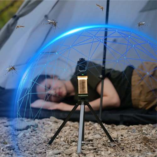 2-in-1 Outdoor Mosquito Repellent With Camping Light