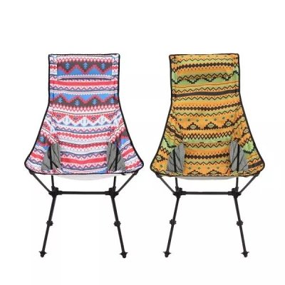 Camping Chair High Back with Headrest Foldable Outdoor Portable Chair
