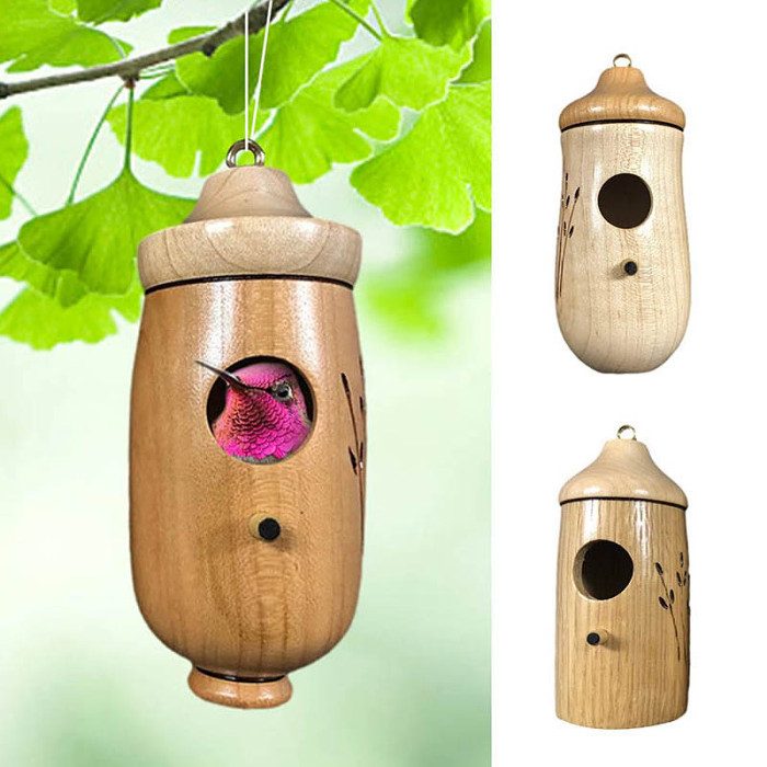 Hummingbird House Outdoor Decoration