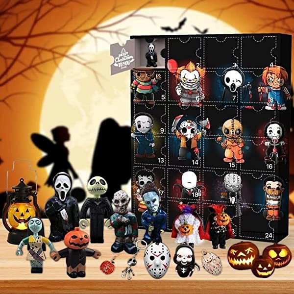 Halloween Doll Advent Calendar Blind Box 2023 - Contains 24 Gifts